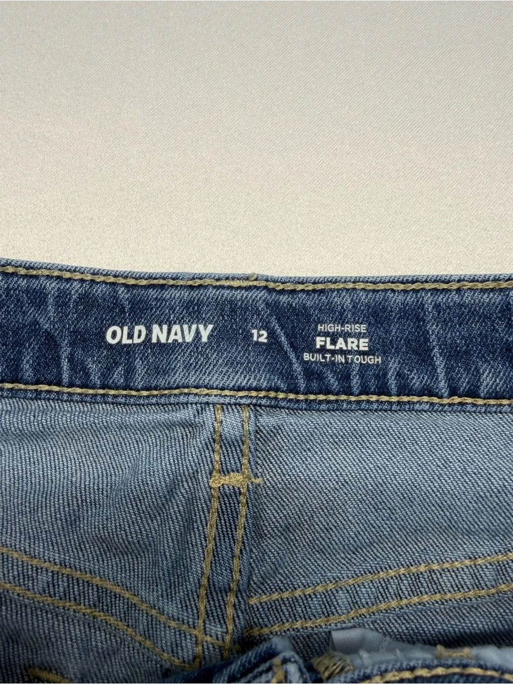Old Navy High‑Rise Flare Jeans | Girls 12 | GUC